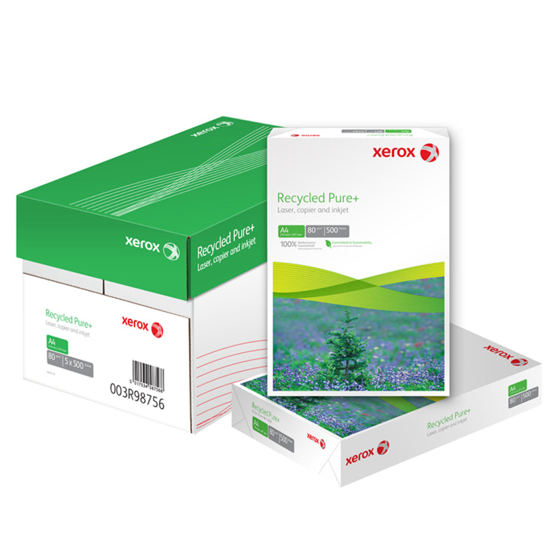 Xerox recycledpure+ Kopierpapier – A3, 80 g/m², weiss, 100% Recycling – 25'000 Blatt