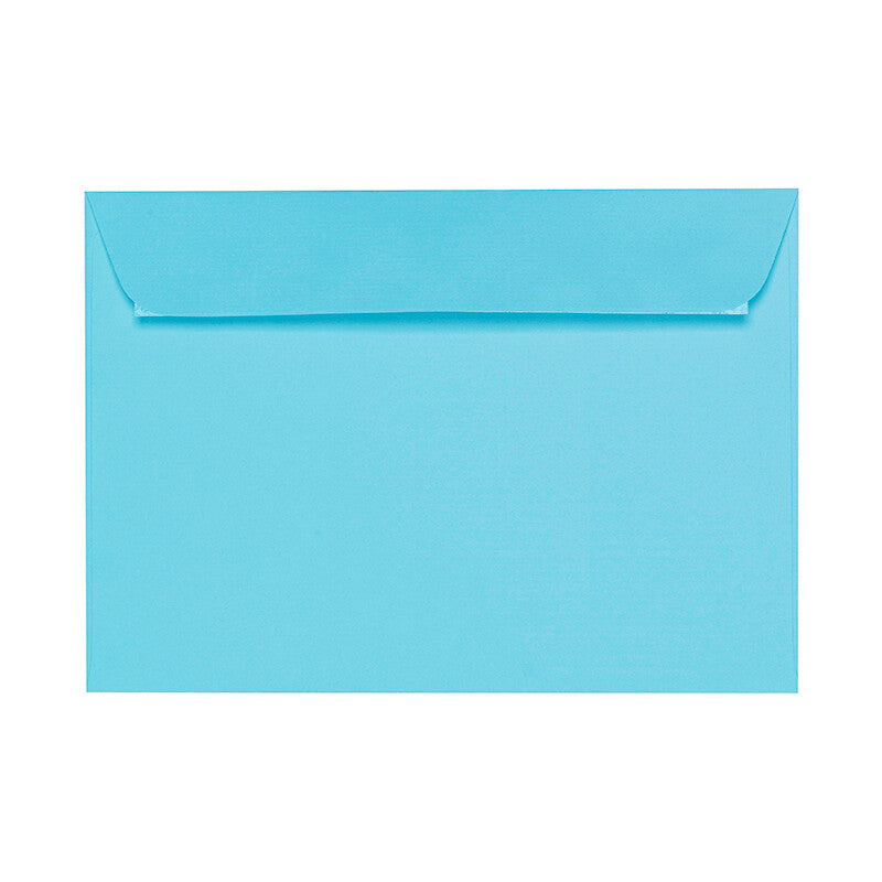 1001 hade Couvert C5 (229 × 162 mm), ohne Fenster, haftklebend (Optifix), azur, 100 g/m² – 50 Stk.