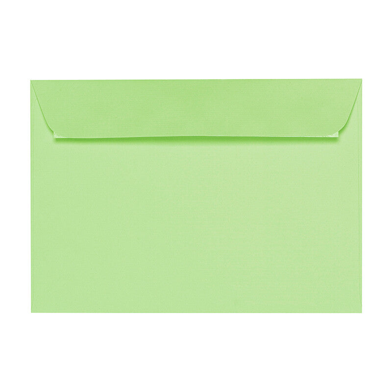 1001 Couvert C5, ohne Fenster, Birkengrün, 100 g/m², gerippt, hadernhaltig – 50 Stk.