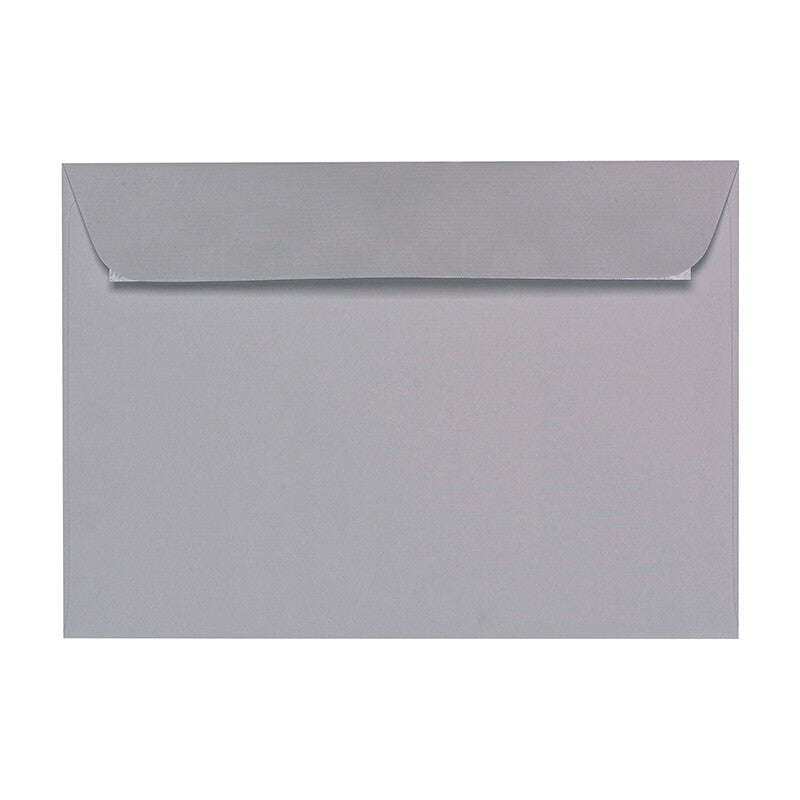 1001 Couvert C5, ohne Fenster, graphit, 100 g/m², gerippt, hadernhaltig – 50 Stk.