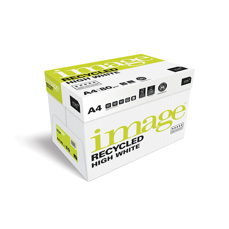 Image BA RecycledHW Image BA Recycled HW Recyclingpapier Hochweiss 100% Recycling – A4, 80 g/m², 50'000 Blatt