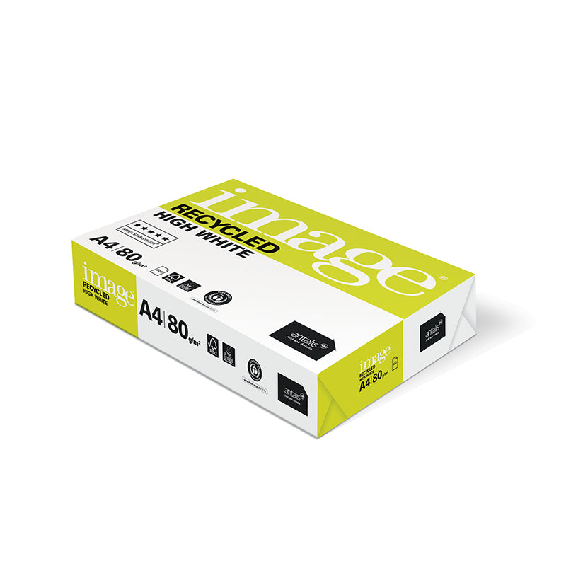 Image BA RecycledHW Image BA Recycled HW Recyclingpapier Hochweiss 100% Recycling – A4, 80 g/m², 50'000 Blatt