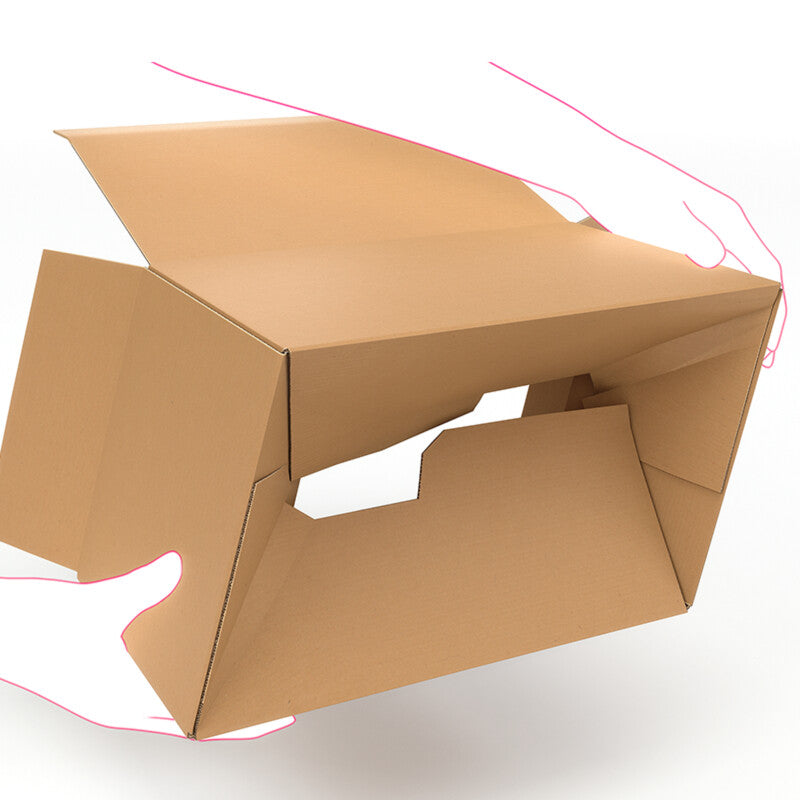 Multi-box Faltbox, Braun – 305 × 215 × 130–220 mm – 20 Stk.