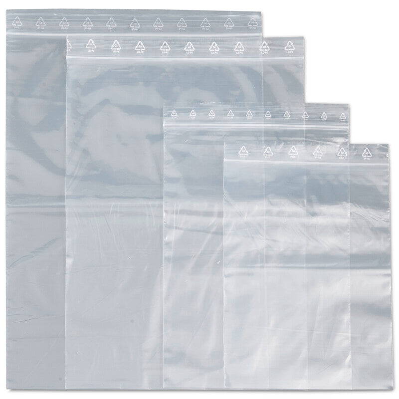 Master'in Druckverschlussbeutel Performance – 80 × 120 mm – 50 µm – LD-PE, transparent – 8000 Stück