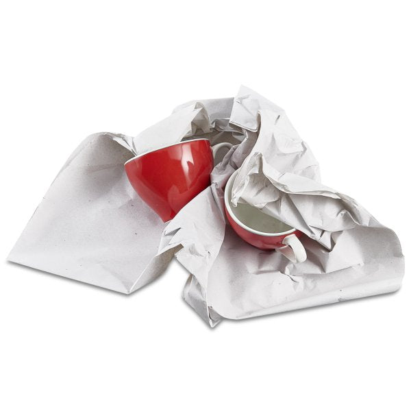 Master'in Packseide/Seidenpapier, 28 g/m², 50 × 75 cm, weisslich, FSC Recycled 100% – 12.5 kg