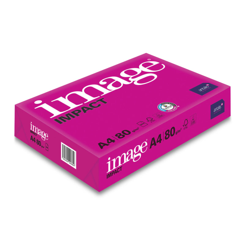 Image Impact Kopierpapier – A4, 80 g/m², hochweiss – für Inkjet – FSC – 2500 Blatt