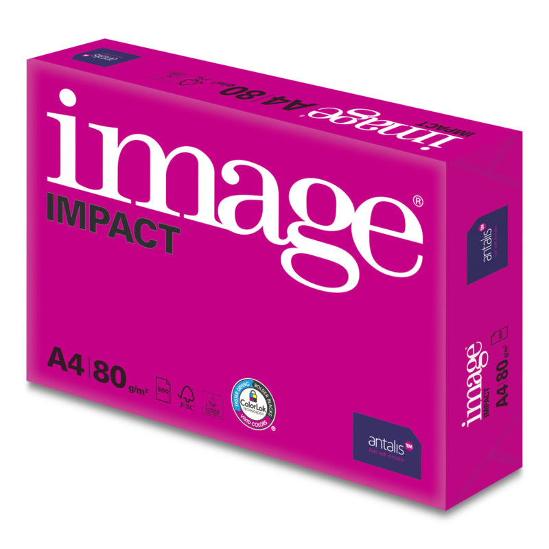 Image Impact Kopierpapier – A4, 80 g/m², Hochweiss – FSC – Holzfrei ECF – 25'000 Blatt