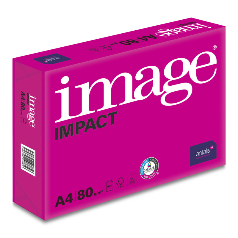 Image Impact Kopierpapier – A4, 80 g/m², Hochweiss – FSC – 50'000 Blatt