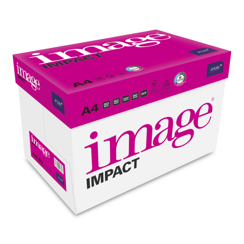 Image Impact Kopierpapier – A4, 80 g/m², Hochweiss – FSC – Holzfrei ECF – 25'000 Blatt