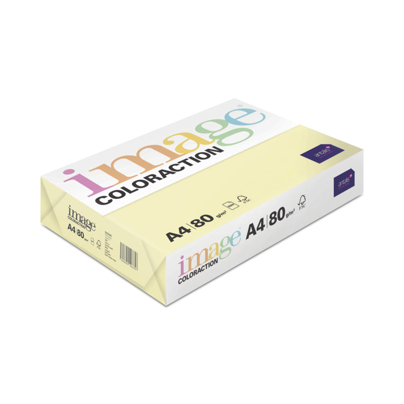 Image Coloraction Farbiges Kopierpapier Gelb – A4, 80 g/m², 2'500 Blatt