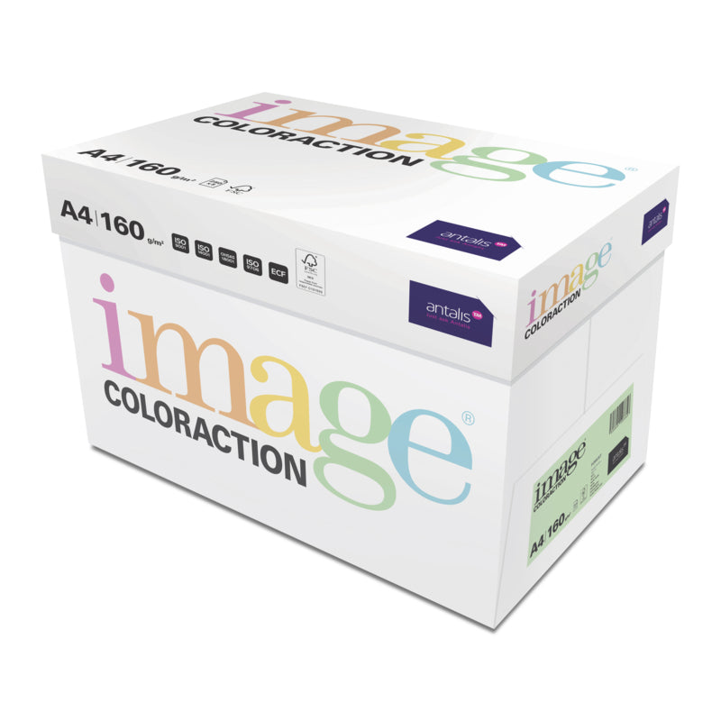 Image Coloraction Kopierpapier – A4, 160 g/m², Forest/Pastellgrün – FSC – 250 Blatt