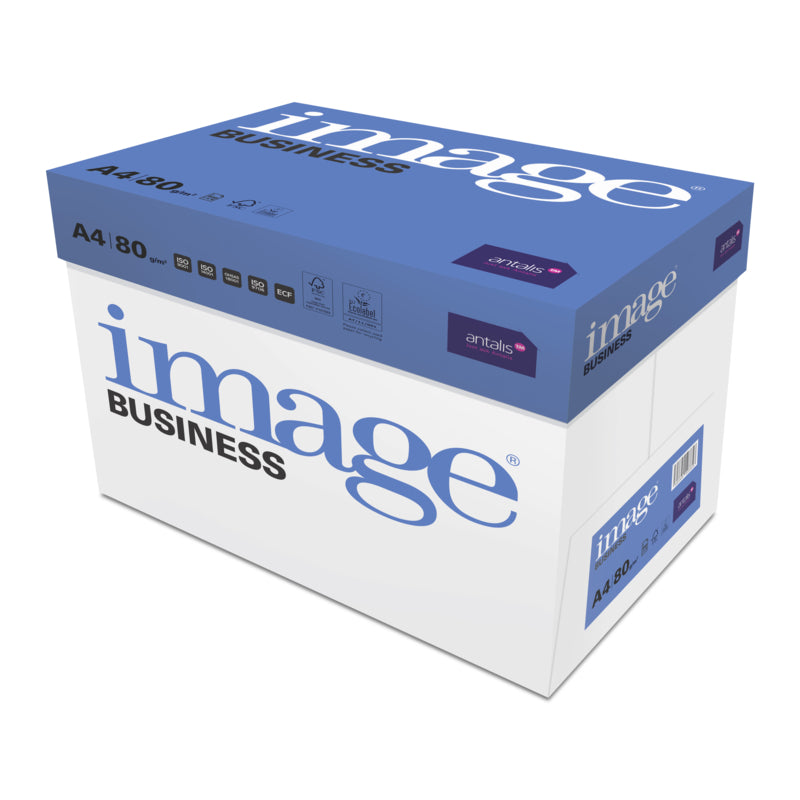 Image Business Kopierpapier Hochweiss – A4, 80 g/m², 4-fach gelocht, 2'500 Blatt