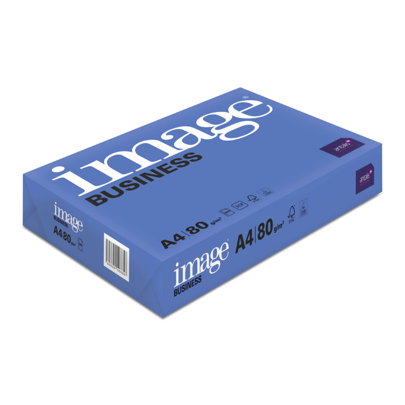 Image Business Kopierpapier Hochweiss – A4, 80 g/m², 4-fach gelocht, 2'500 Blatt