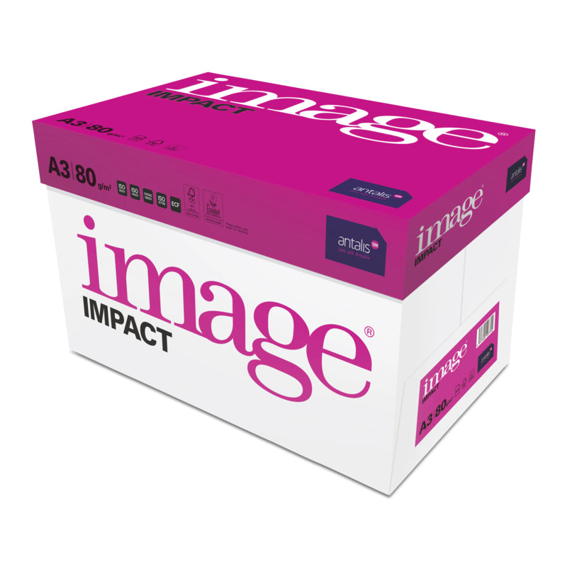 Image Impact Kopierpapier Hochweiss – A3, 80 g/m², 2'500 Blatt