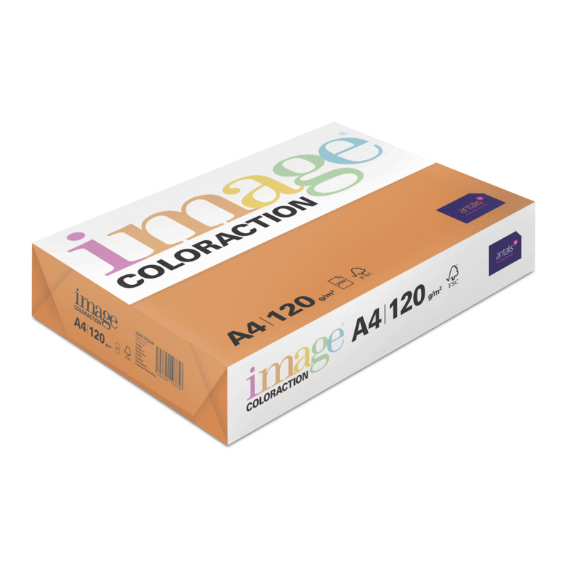 Image Coloraction Amsterdam Farbiges Kopierpapier Orange – A4, 120 g/m², 2'250 Blatt