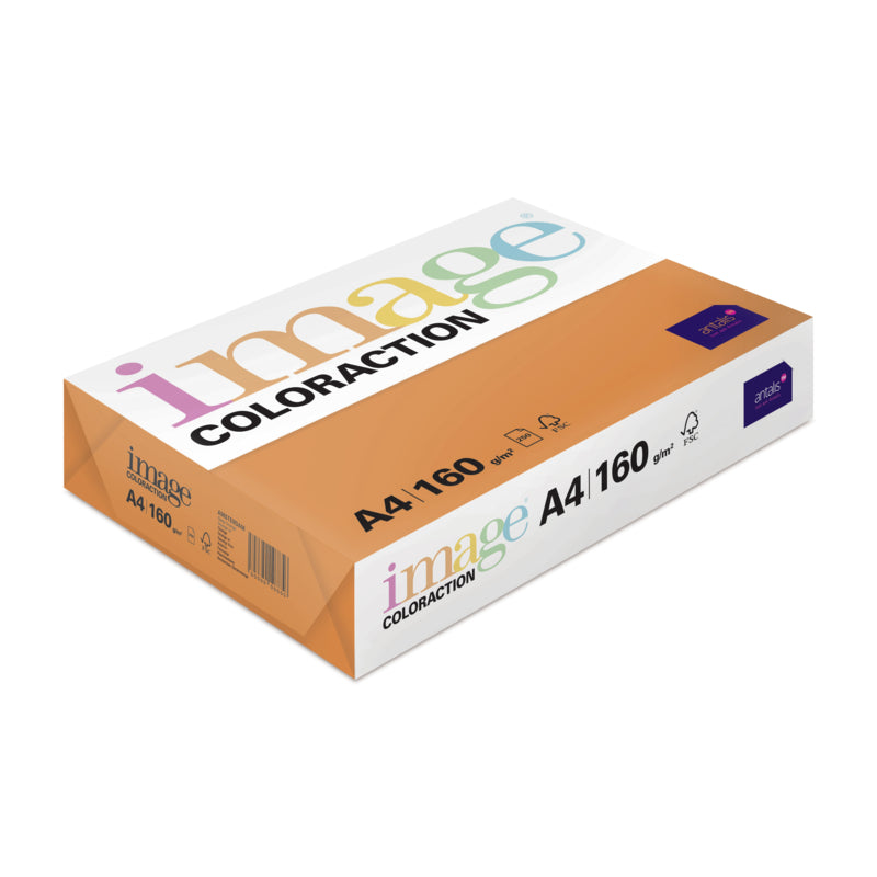 Image Coloraction Amsterdam Farbiges Kopierpapier Deep Orange – A4, 160 g/m², 2'250 Blatt