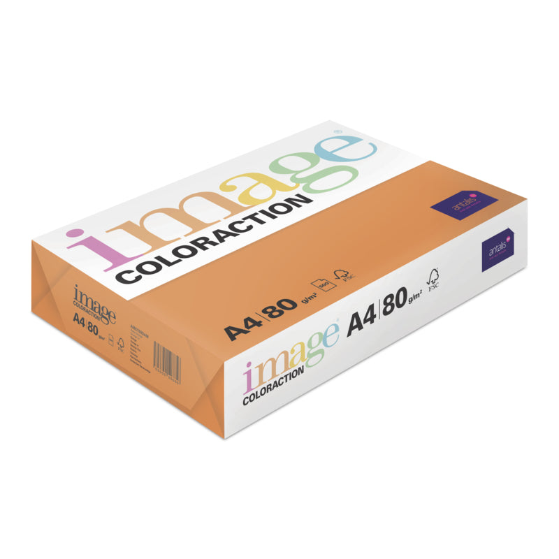 Image Coloraction Amsterdam Farbiges Kopierpapier Orange – A4, 80 g/m², 2'500 Blatt