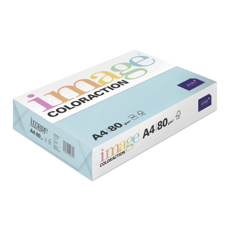 Image Coloraction Farbiges Kopierpapier Bermuda/Blau – A4, 80 g/m², 2'500 Blatt