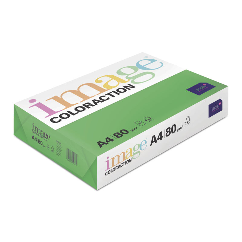 Image Coloraction Farbiges Kopierpapier Dunkelgrün – A4, 80 g/m², 2'500 Blatt