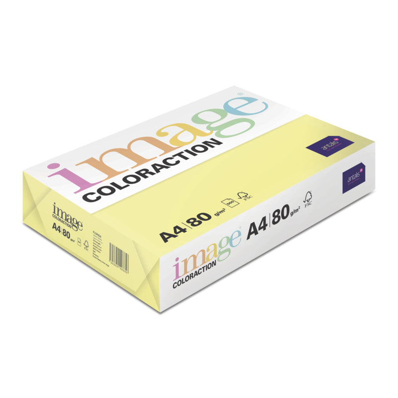 Image Coloraction Florida Farbiges Kopierpapier Zitronengelb – A4, 80 g/m², 2'500 Blatt
