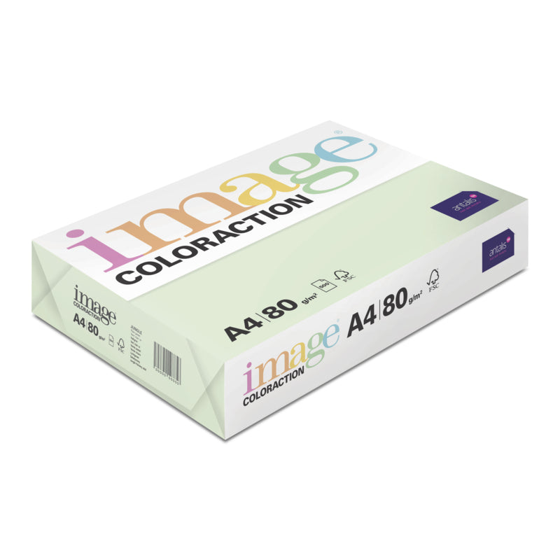 Image Coloraction Farbiges Kopierpapier Hellgrün – A4, 80 g/m², 2'500 Blatt