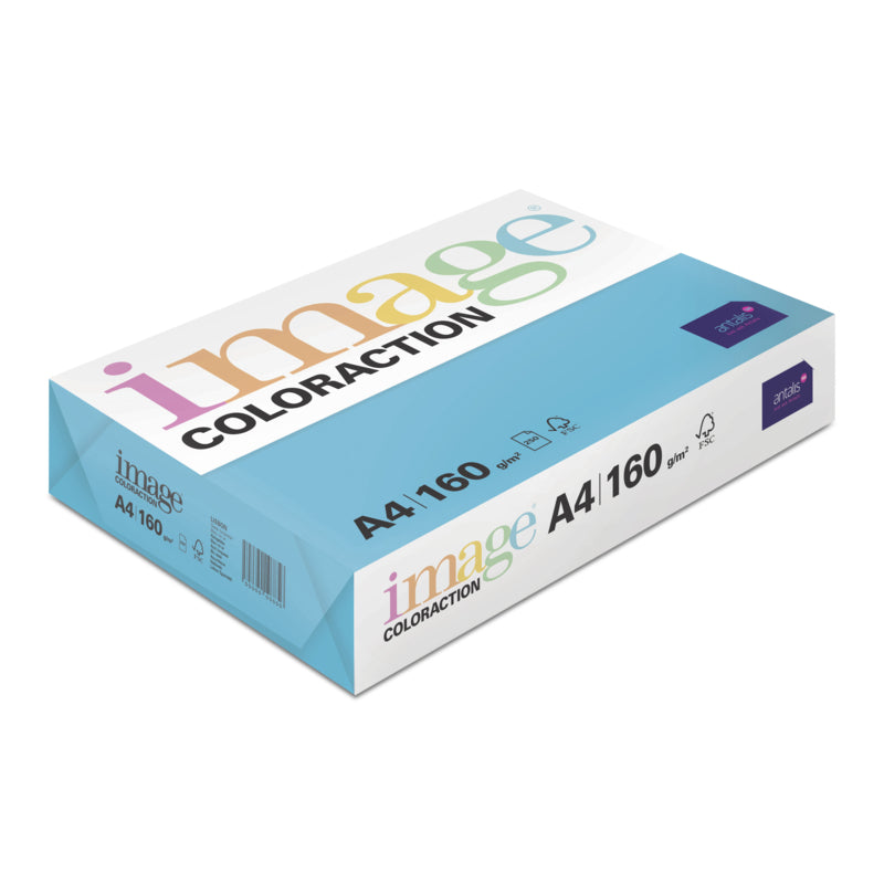 Image Coloraction Kopierpapier – A4, 160 g/m², Lisbon/Königsblau – FSC – 250 Blatt