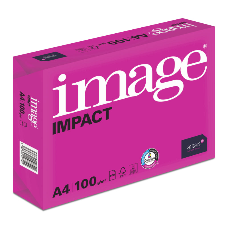 Image Impact Kopierpapier – A4, 100 g/m², hochweiss – für Inkjet – FSC – 2000 Blatt