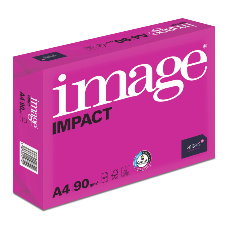 Image Impact Kopierpapier – A4, 90 g/m², Hochweiss – FSC – 25000 Blatt