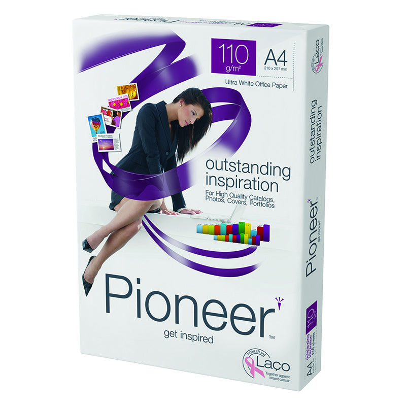 Pioneer officepaper Pioneer Kopierpapier – A4, 250 g/m², hochweiss – FSC – holzfrei ECF – 200 Blatt