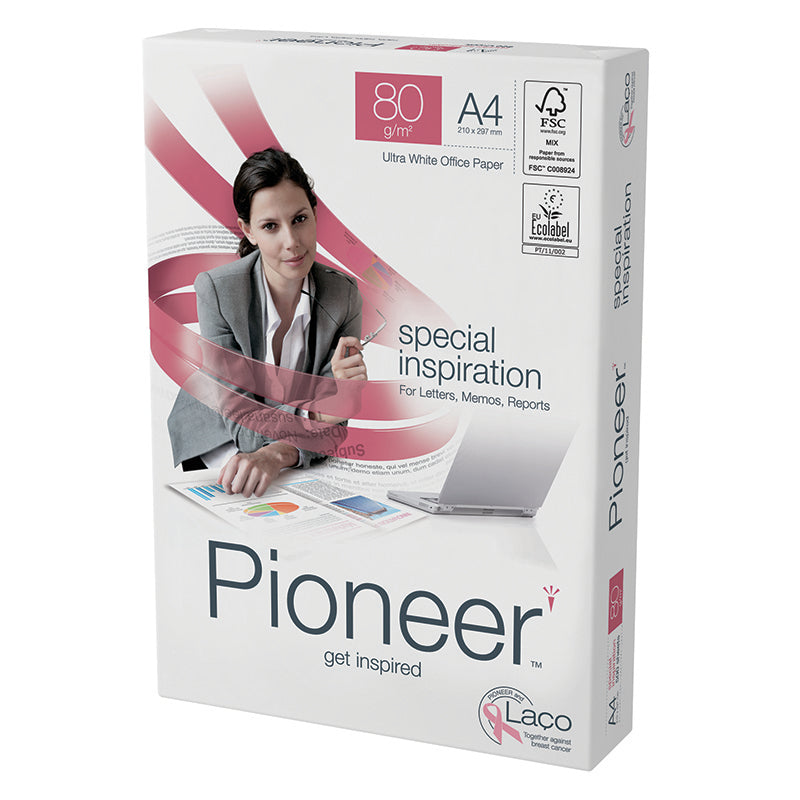 Pioneer Kopierpapier Weiss – A4, 80 g/m², 25'000 Blatt