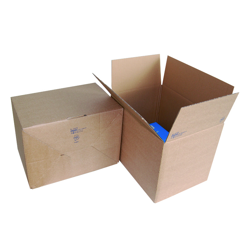 Wellkarton-faltboxe Faltbox, braun – 325 × 240 × 200 mm – 25 Stk.