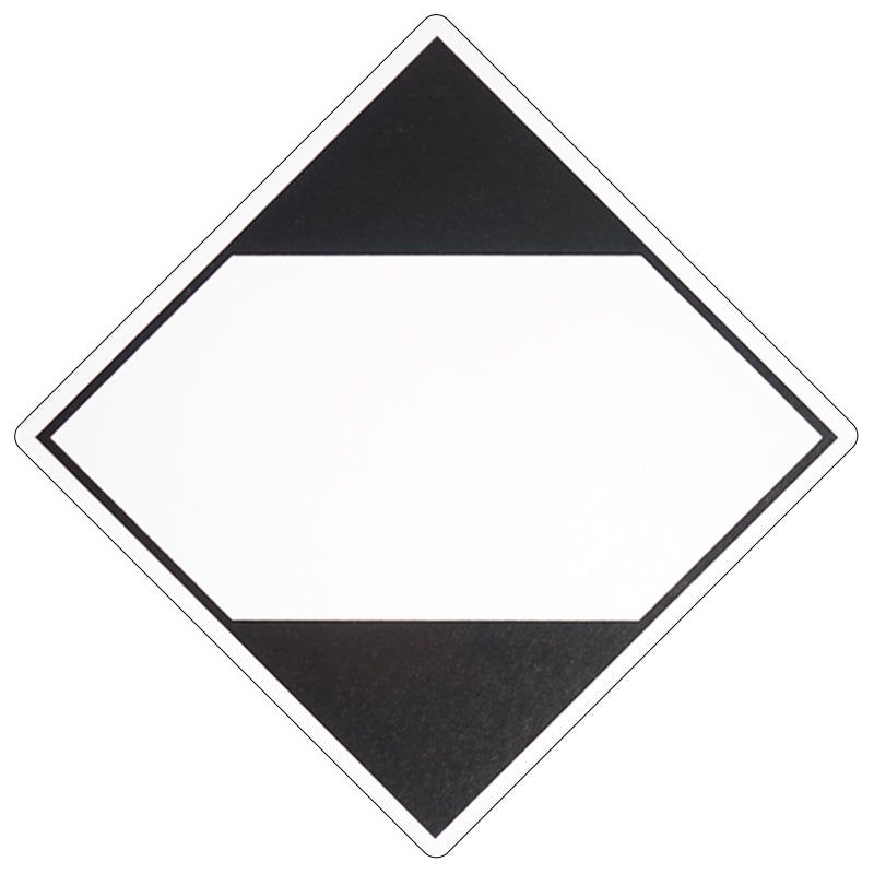 Gefahrgutetiketten Klasse 3, rot, 100×100 mm, Papier, permanent haftend, 1 Rolle