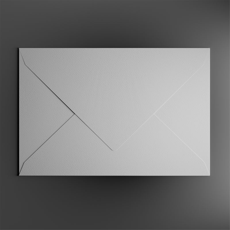 Conqueror Couvert 130 × 195 mm, ohne Fenster, soft white, 100 % Baumwolle, Connoisseur Rag – 250 Stk.