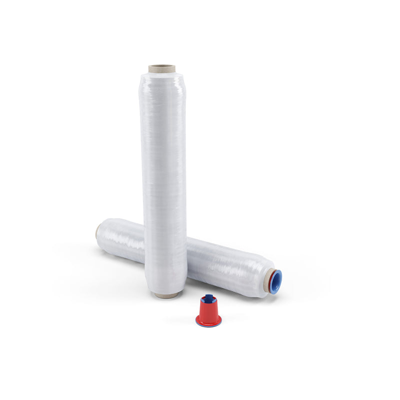 Axio Handstretchfolie, Pre-stretch – 430 mm × 600 m – 6 µm – LD-PE, transparent – 252 Rollen