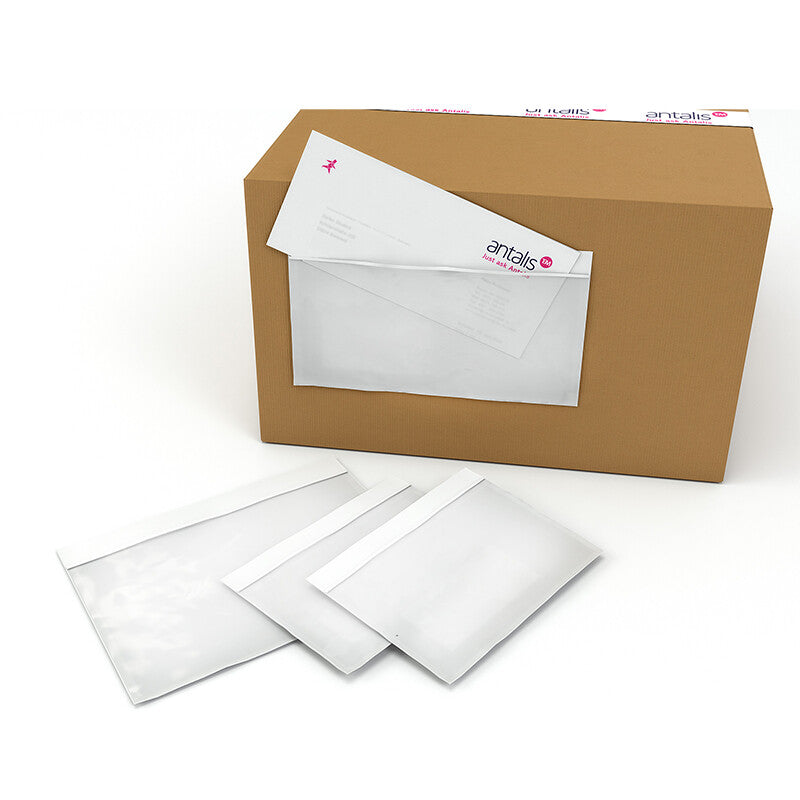 Dokuline Dokumententasche – C6, selbstklebend, mit Aufreissperforation, PE, transparent – 1'000 Stk.