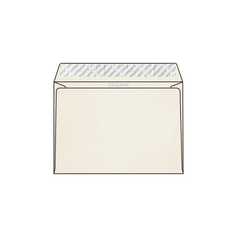 Conqueror Couvert C5, ohne Fenster, oyster, 120 g/m², Wove – 250 Stk.