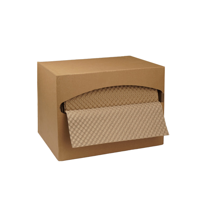 Kugelprägepapier Packpapier (Kraftpapier), 100 g/m², 33 cm × 50 m, Braun, Recyceltes Material, 1 Stk.