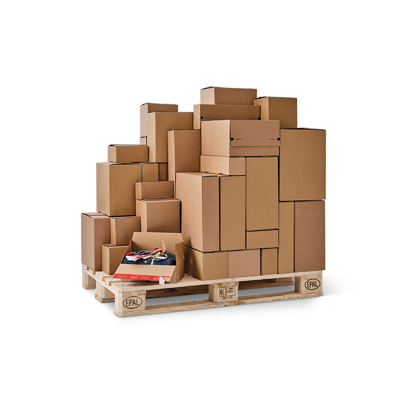 Colompac Umzugsbox, braun – 20 Stk.