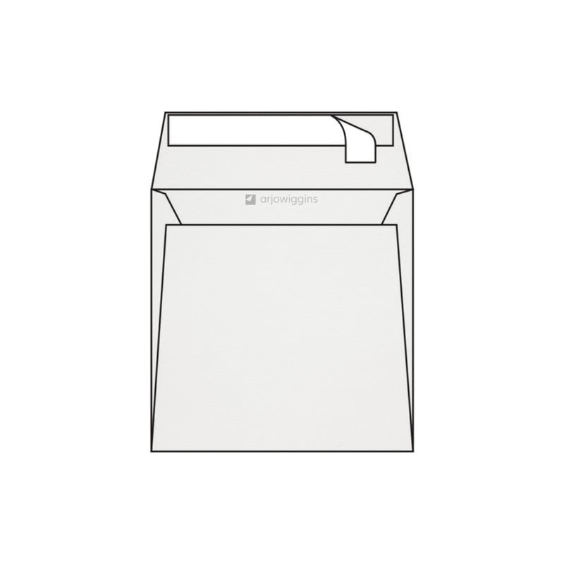 Rives Couvert 170 × 170 mm, ohne Fenster, weiss, feinmaschengeprägt – 250 Stk.