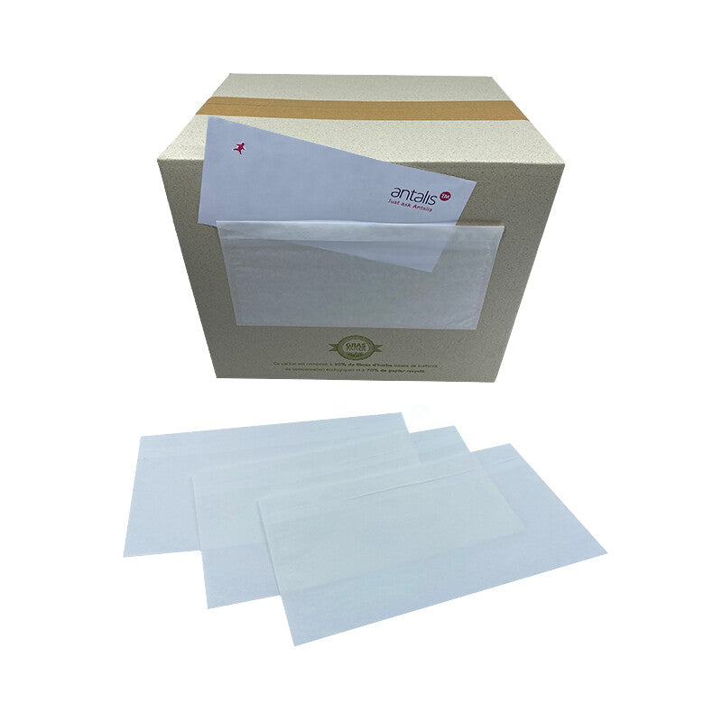 Dokuline Paper Dokumententaschen C6/5, selbstklebend, Pergamin, transparent – 1'000 Stk.