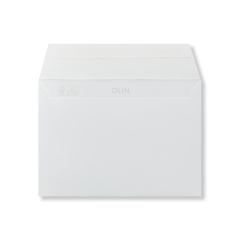 Olin Couvert C6 – ohne Fenster, holzfreies Papier, weiss, 120 g/m², FSC Mix Credit, 500 Stk.