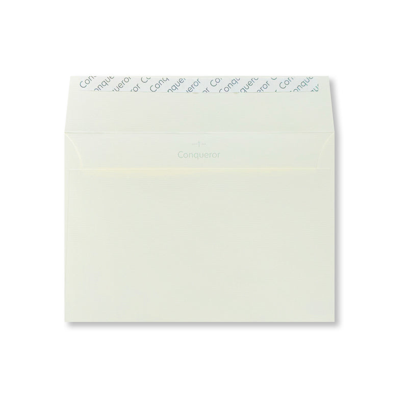 Conqueror Couvert C5 (229 × 162 mm), gerade Klappe, creme, strukturiert, 120 g/m², Papier, Laid – 250 Stk.