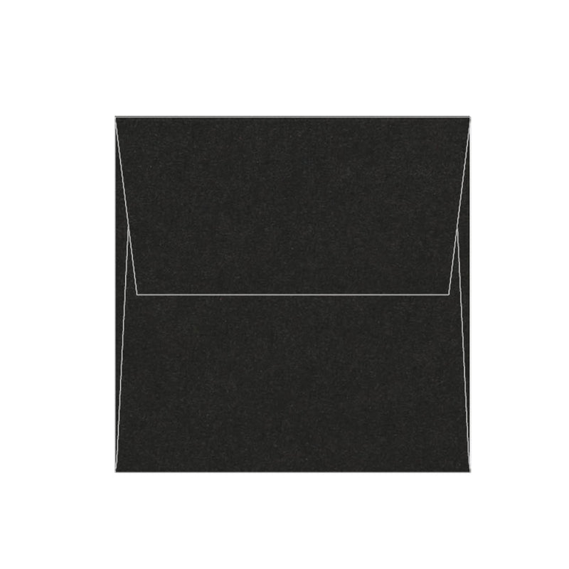 Olin Couvert 170 × 170 mm, ohne Fenster, matt schwarz – 50 Stk.