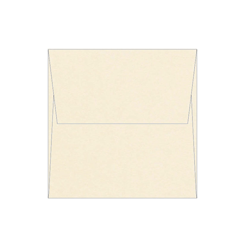 Olin Couvert 170 × 170 mm, ohne Fenster, Elfenbein, matt, OLIN Colours – 50 Stk.