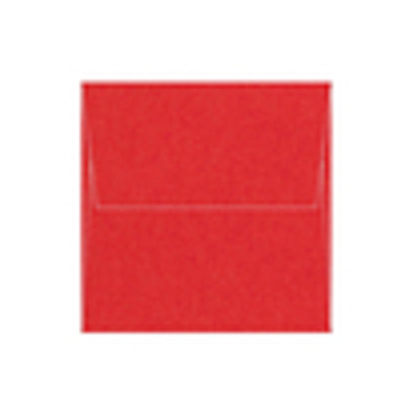 Olin Couvert 170 × 170 mm, ohne Fenster, Mohn, matt – 50 Stk.