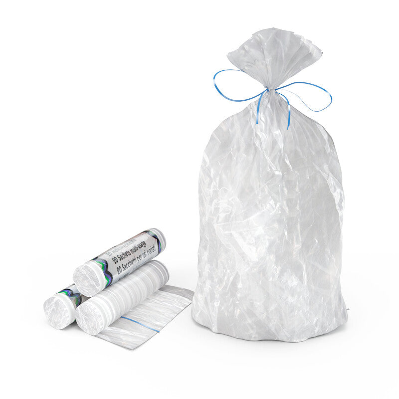 Mehrzweckbeutel Beutel – 270 × 270 × 600 mm, 7 µm, HDPE, transparent – 30 Stück