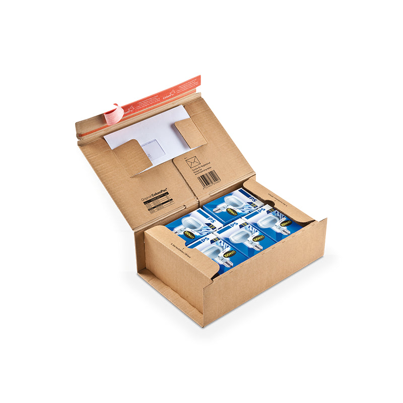 Colompac Versandverpackung, braun – 305 × 212 × 110 mm – 10 Stk.