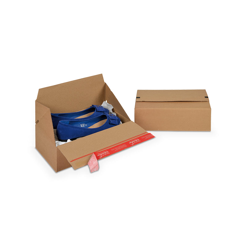 Colompac Eurobox Umzugsbox, braun – 300 × 200 × 100 mm – 20 Stk.
