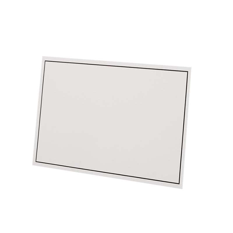 Trauerkarte n – 115 × 180 mm, Rahmen, schwarz – 1'000 Stk