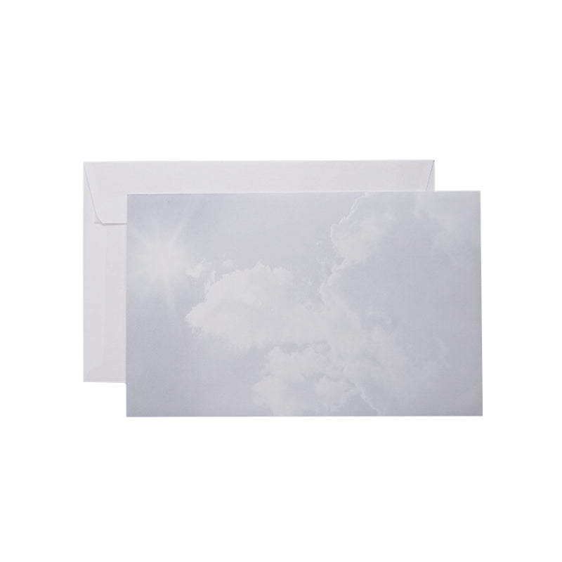 Trauer-Briefumschlag 190 × 120 mm, ohne Fenster, weiss, matt, 100 g/m², Papier – 500 Stk.